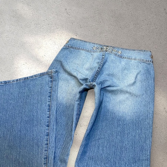 !! SOLD DO NOT BUY !! Early 2000s Okini Jeans Low Rise Flare Jeans - Picture 3 of 4